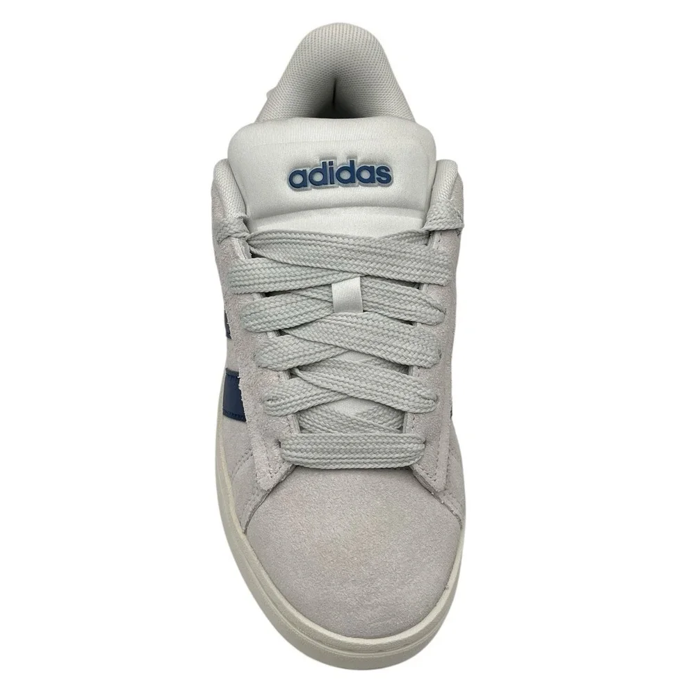Adidas Mens Youth Boys Grand Court Alpha Sneakers Size 4 Orbit Grey/Blue Classic
